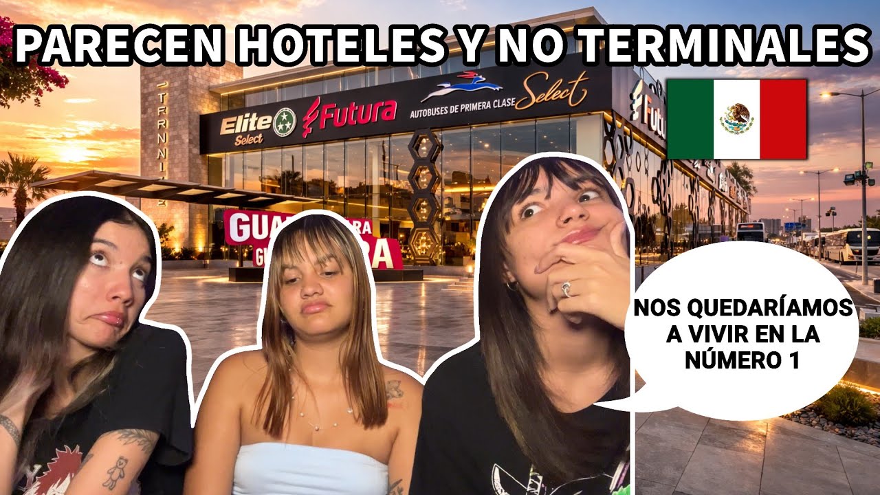 🇲🇽🚌 TOP terminales más LUJOSAS en MÉXICO | cubanas reaccionan 