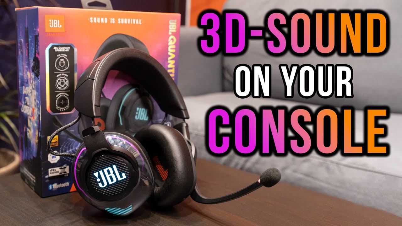 3D Sound on your console: The new JBL Quantum 910 Wireless | Hands-On -  YouTube