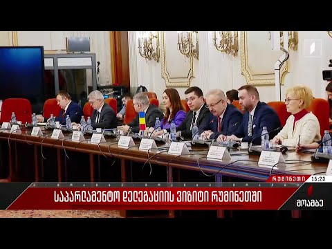 საპარლამენტო დელეგაციის ვიზიტი რუმინეთში