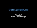 B And E Lydian Backing Track From GuitarLessons365.com