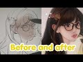 Procreate Illustration Tutorial Step by Step | How to Draw a Webtoon Style Girl | Anime Inspired