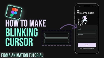 Blinking Cursor Animation | Figma Tutorial