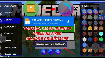 TOOLBOX FOR MCPE 1.19.51 INFINITE PREMIUM XRAY UPDATE UPDATE MODIFIED NO CRASH