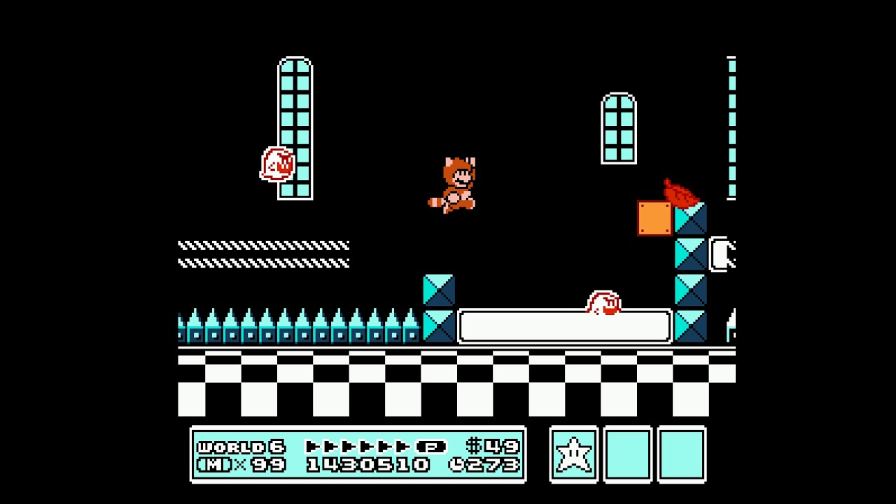 Super Mario Bros. 3 - World 6-Fortress 3