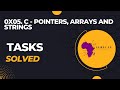 0x05. C - Pointers, arrays and strings : Mandatory Tasks Solved #alxsoftwareengineering  #alx