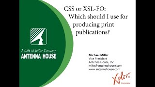 【海外ウェビナー】CSSとXSL-FO：印刷出版に私はどちらを使うべきでしょうか？