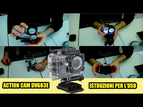 ACTION CAM DV603E | Tutorial Montaggi