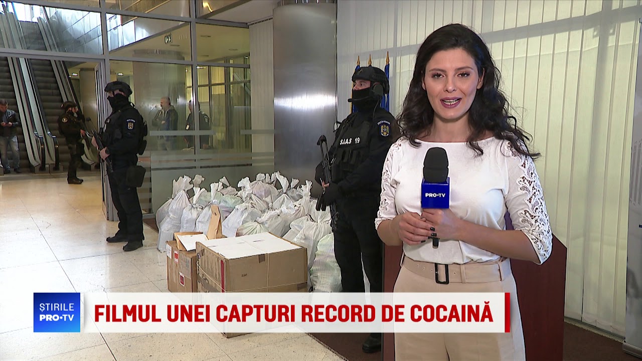 Filmul unei capturi record în România. Ce au pierdut traficanții pe drum