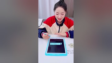 One-click clear LCD handwriting board, no more worry about wasting paper when drawing and writin