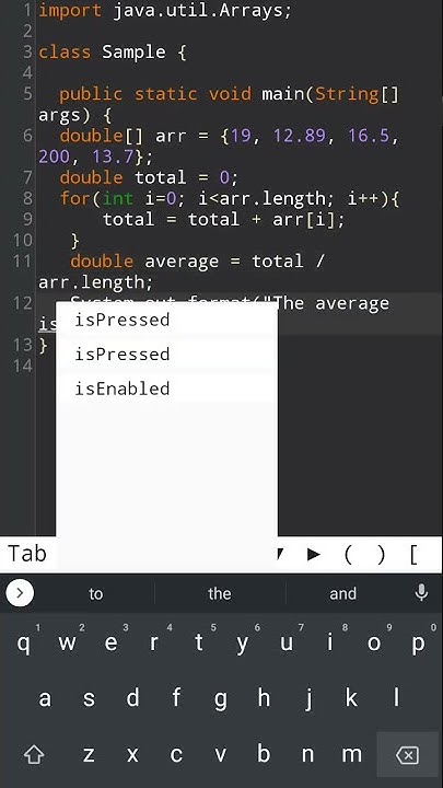 find average of array in java #shortsfeed #shorts #tiktok - YouTube