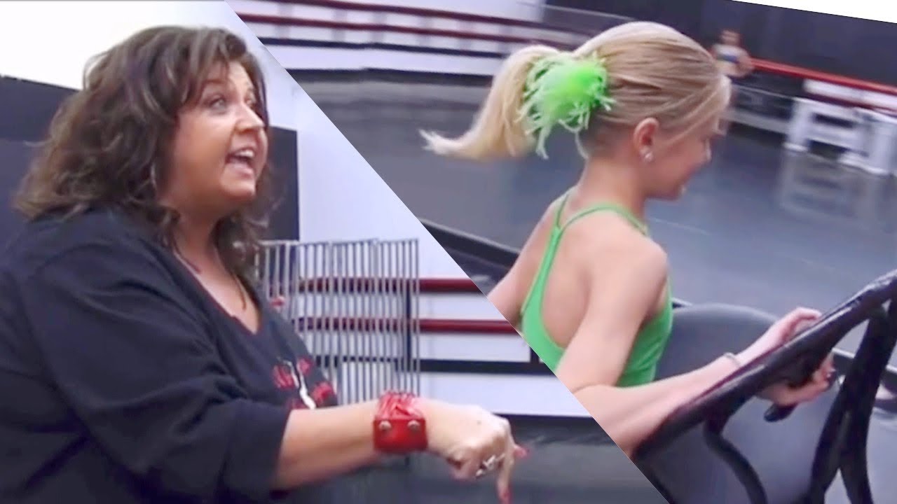 Dance Moms ABBY throws a CHAIR at PAIGE YouTube