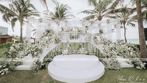 Tiệc Cưới Ngoài Trời I белый замок By Vihara C.h.o.u I Mövenpick Resort Cam Ranh