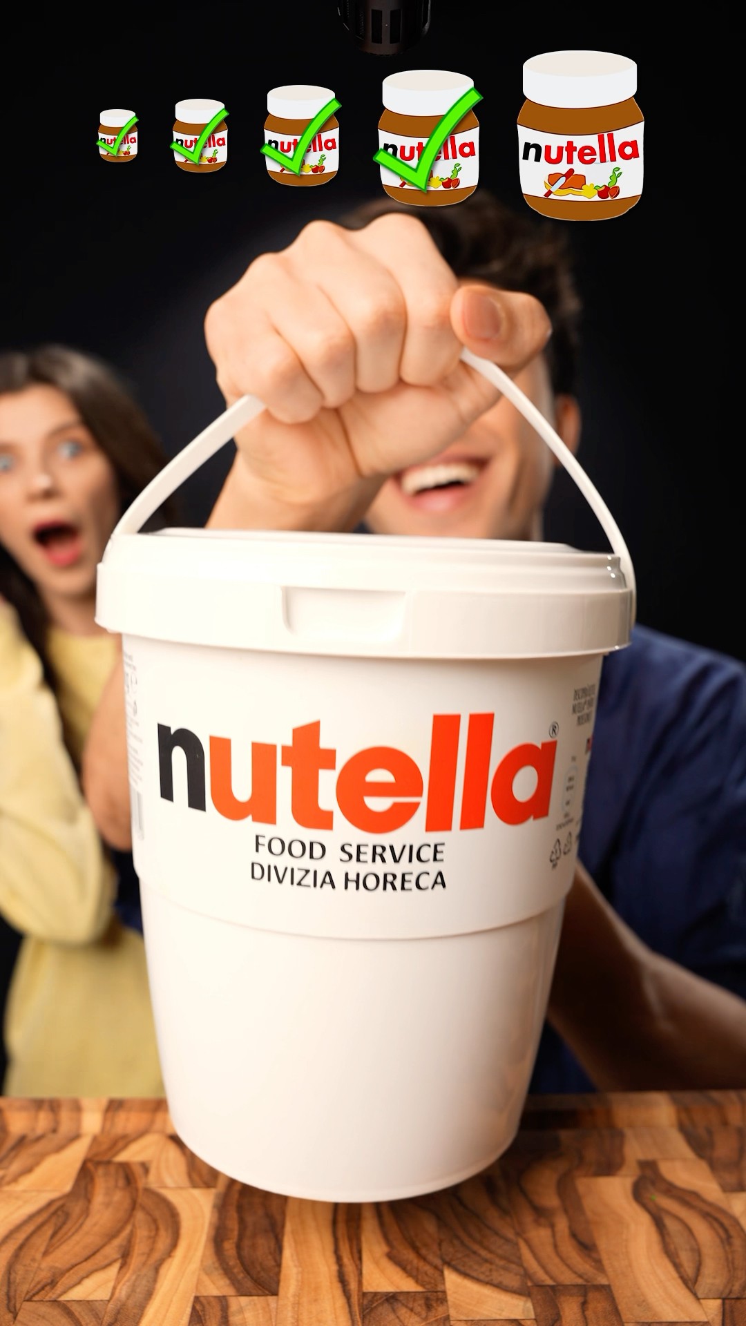 Small, Big, Giant Nutella Ice Cream Challenge Part 2