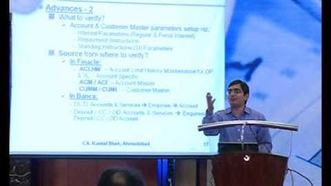 Audit under CBS Environment - LFAR - BY CA Kuntal P Shah - Part 3