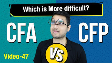 CFA Vs CFP | Which Career has More Stability , Income and Money | PSFC
