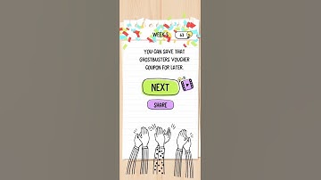 Brain Test Week 5 Answer solution Gameplay.