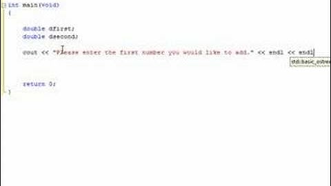 C++ Tutorial 2 (Pt 1 of 2) - Variables
