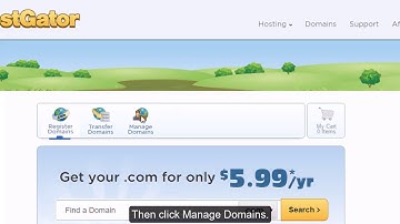 How to update your nameservers at HostGator