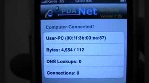 PDANet: Tether your iPhone to your PC!!