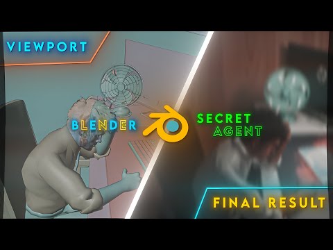 SECRET AGENT SAD BLENDER SHORT ANIMATION 💔 || LOVE STORY BY Indila ||