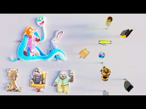 Zoo - Shakira Zootopia 2 Theme Song Played on 19 Cool Instruments With Marble!