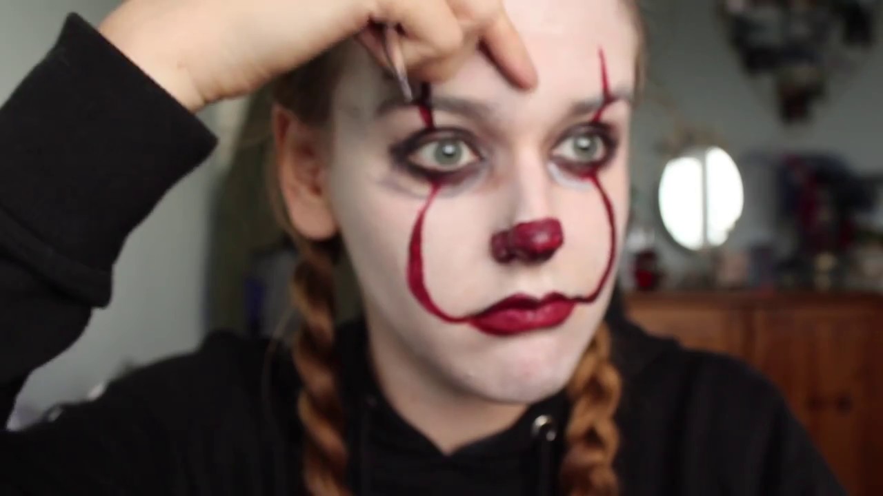 It- Pennywise facepaint tutorial - YouTube