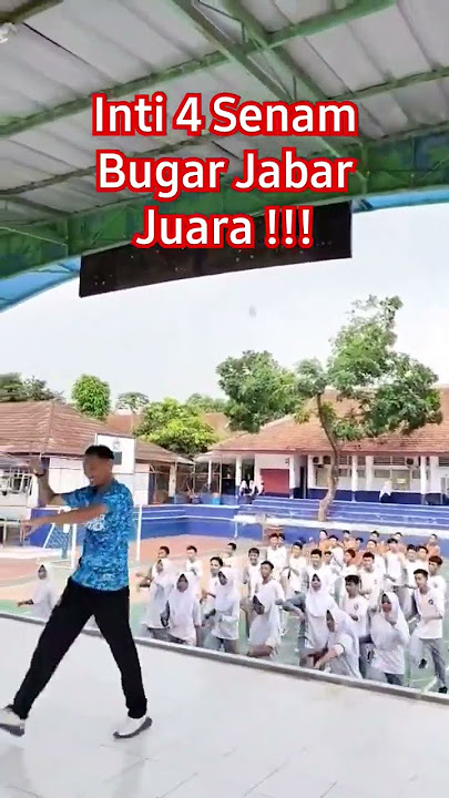 Senam Bugar Jabar Juara !!! #viral #sekolah #bugar #senam #jabarjuara