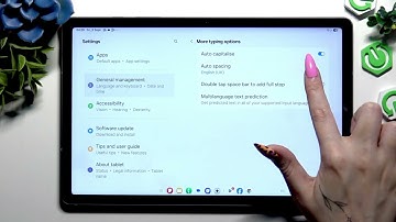 SAMSUNG Galaxy Tab S10 Lite 5G – Hoe vind je de instellingen voor tekstcorrectie?