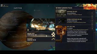 Warframe Io (Jupiter) Mission Spy level 80-100