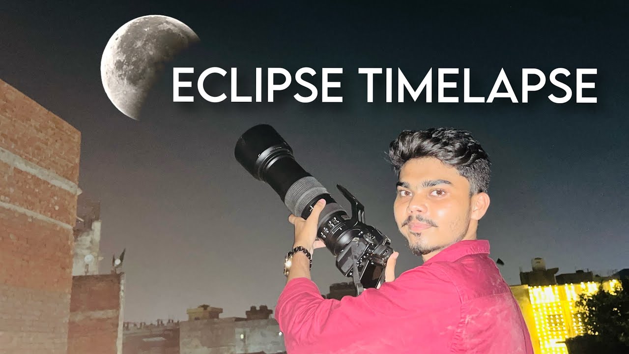 Recorded My First Ever Lunar Eclipse 😳‼️ - YouTube