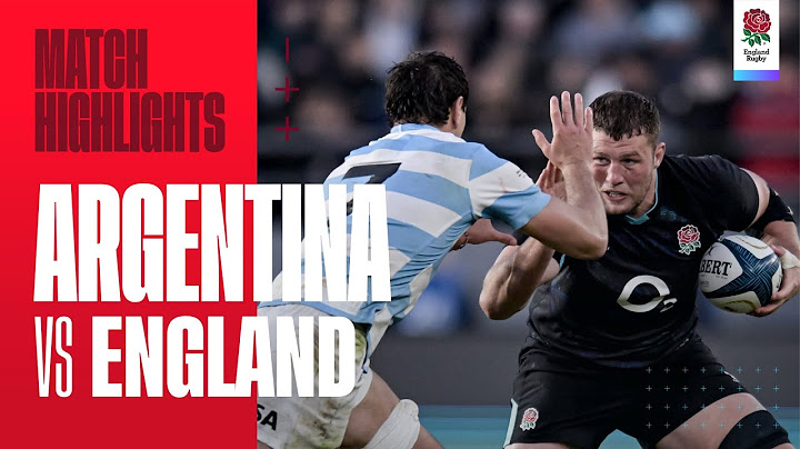 Back three running rampant ⚡️ | Argentina vs England | Highlights