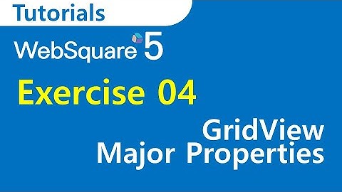 Exercise 04 | SP4 WRM | WebSquare5 - Tutorials