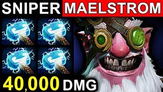 MAELSTROM SNIPER DOTA 2 PATCH 7.06 NEW META PRO GAMEPLAY