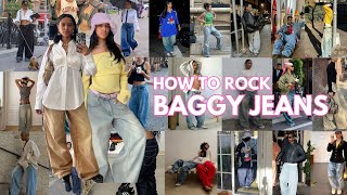 TREND TALK | How to style baggy jeans, where to buy them, history of denim trends, & outfit ideas!