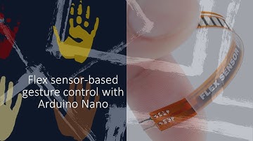 Gesture control using flex sensors and Arduino Nano
