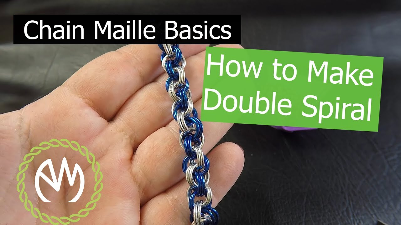 Chain Maille Basics - Double Spiral Bracelet - YouTube