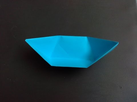 How To Make A Paper Boat (tutorial) Origami Boat