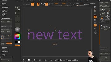 061 ZBrush SVG and Text Options