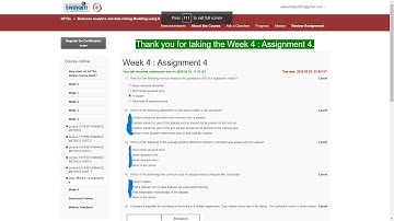 Assignment 4 | Business analytics and data mining Modeling using R | NPTEL -2K23 | DATA Science