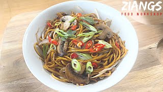 Ziangs: Mushroom Chow Mein