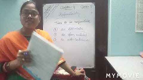 Class-5,Moral Science,Chapter- 4 (Responsibility  part 4)