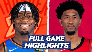 OKC THUNDER vs HOUSTON FULL GAME HIGHLIGHTS | 2021 NBA SEASON