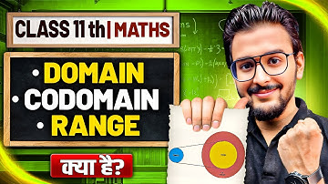 Basics of Relations and Functions || Domain || Codomain || Range || Pranav Sir