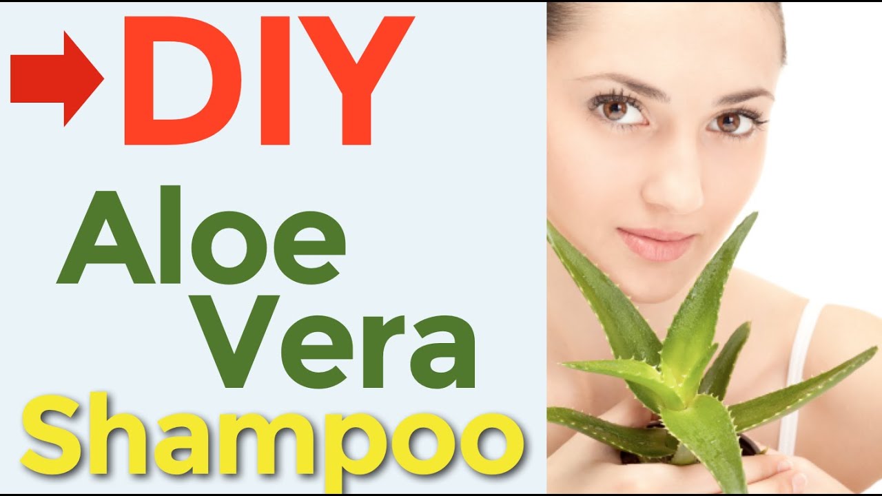 How to make Aloe Vera home made shampoo for healthy hair - YouTube