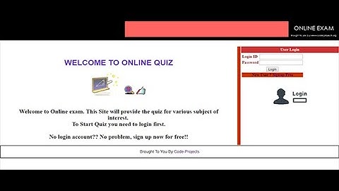 Online Quiz Site using PHP and MySQL | Source Code & Projects