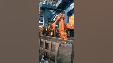 Abb Robot trail for 14000 ton hot forging Press