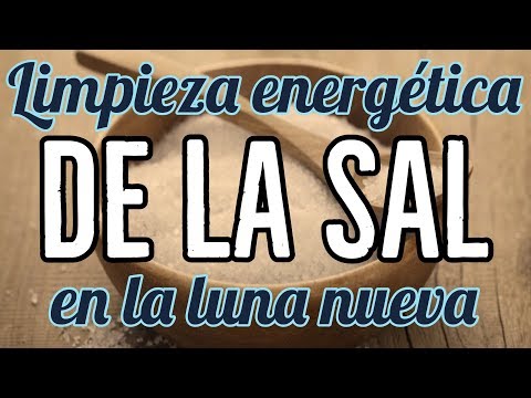 LIMPIEZA ENERGÉTICA DE LA SAL EN LA LUNA NUEVA 🌚 Cómo limpiar las Energías Negativas con Agua y Sal 💧 3