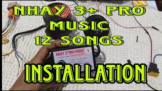 NHAY 3+ PRO MUSIC HORN RELAY 12 SONGS INSTALLATION