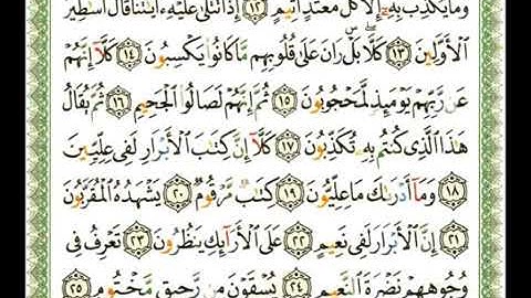 83  - سورة المطففين 💚 الشيخ   ناصر القطامي