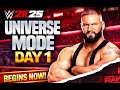 DAY 1 BEGINS WWE Universe Mode Gameplay WWE 2K25 Chaos 